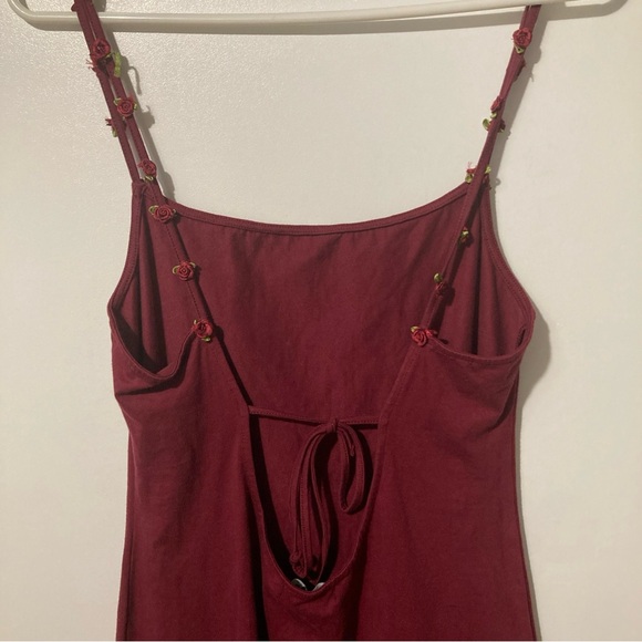 NWT Motel Maxi Bodycon Spaghetti Strap Dress Flaw - Picture 7 of 11